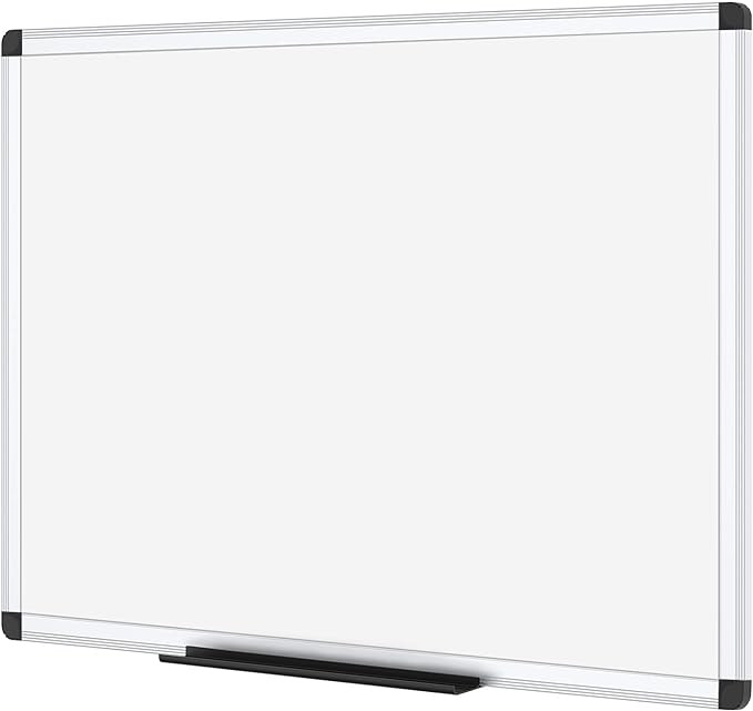 VIZ-PRO Magnetic Dry Erase Board, 24 X 18 Inches, Silver Aluminium Frame | Amazon (US)