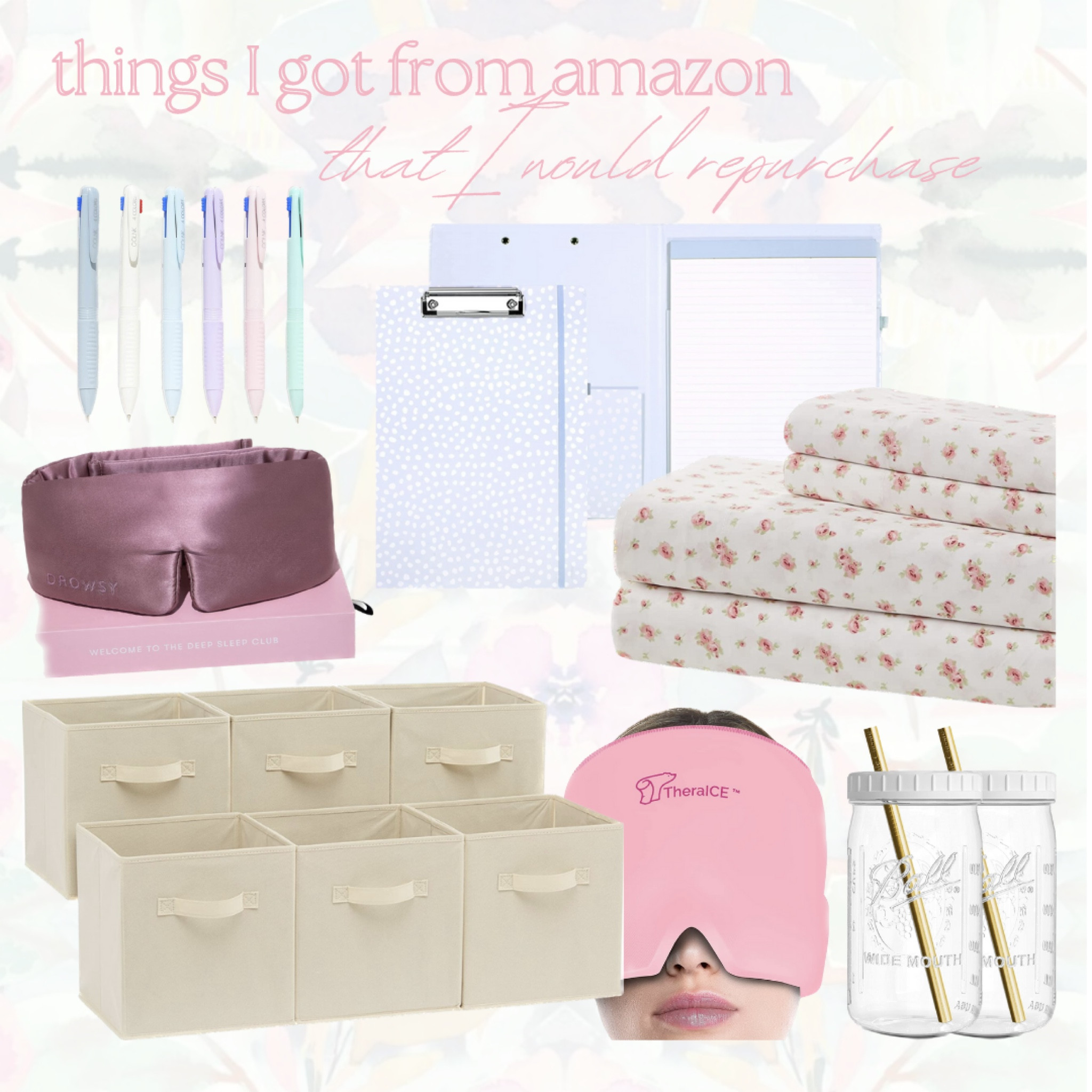 a random collection of some of my Amazon favs! headache prone girls do yourself and favor and buy. the. headache hat. you won’t regret it :)

#LTKFind