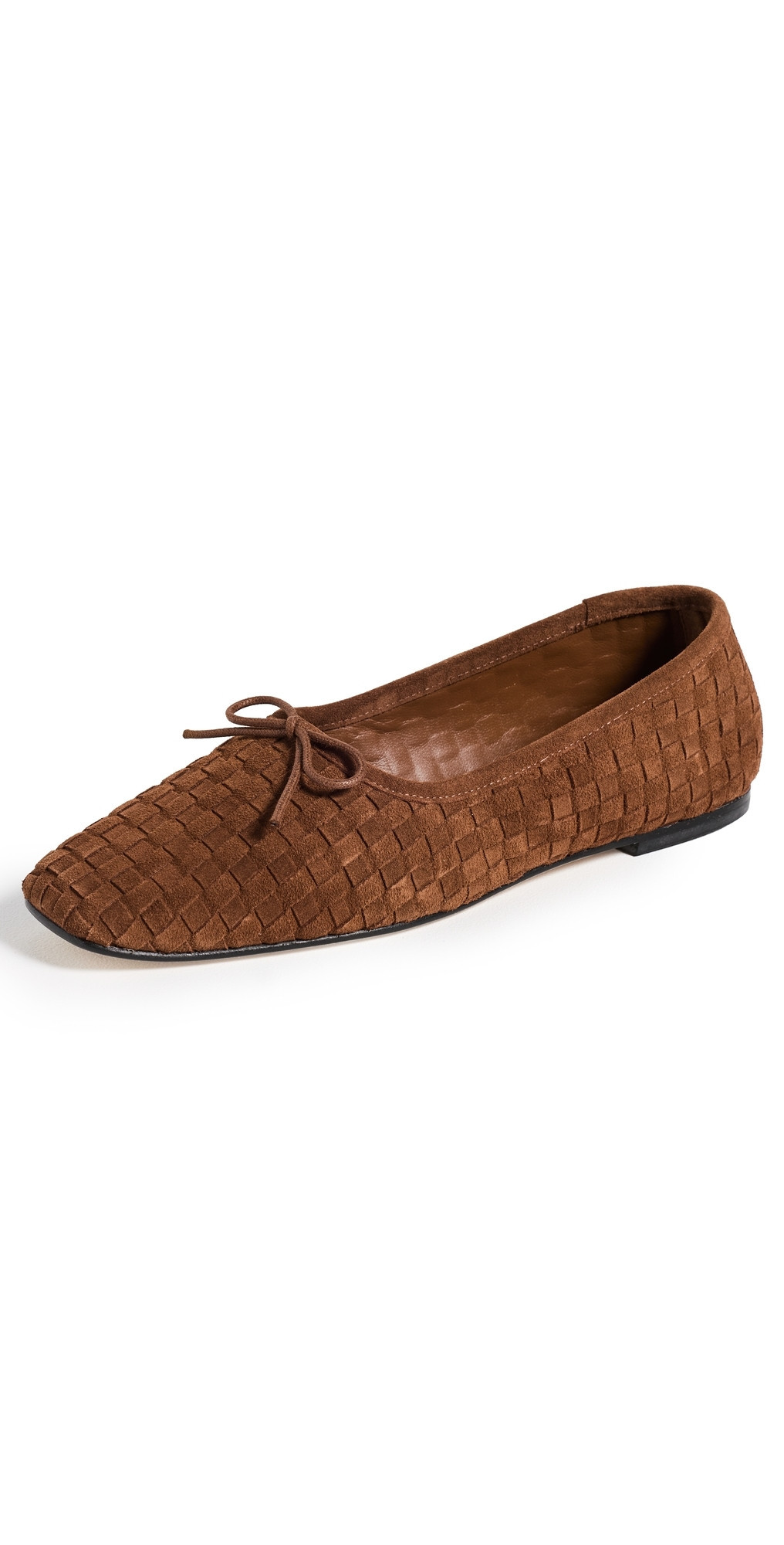 Freda Salvador Jada Flats TOFFEE WOVEN SUEDE 10 | Shopbop