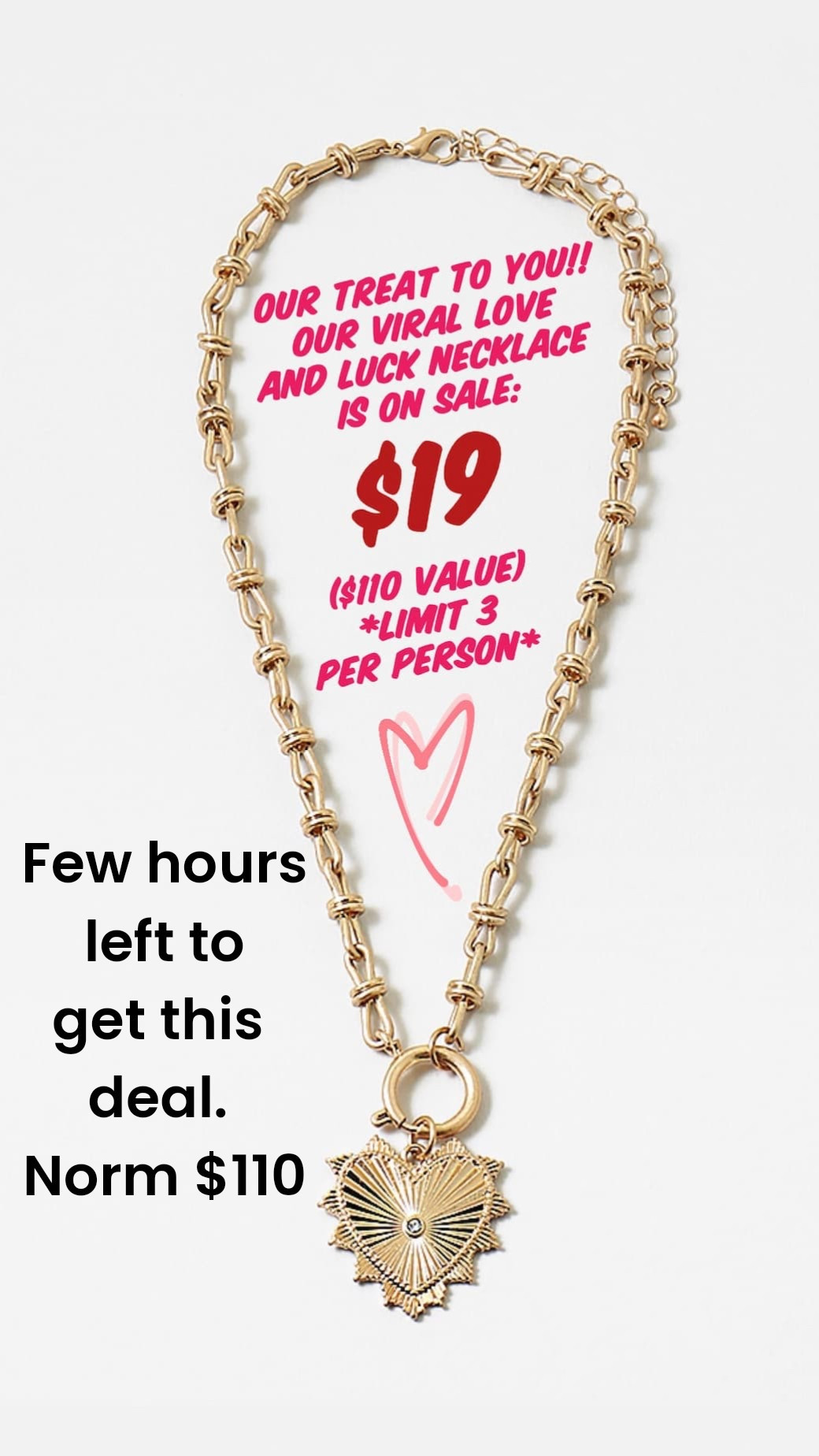 Just a few hours left to get this deal 