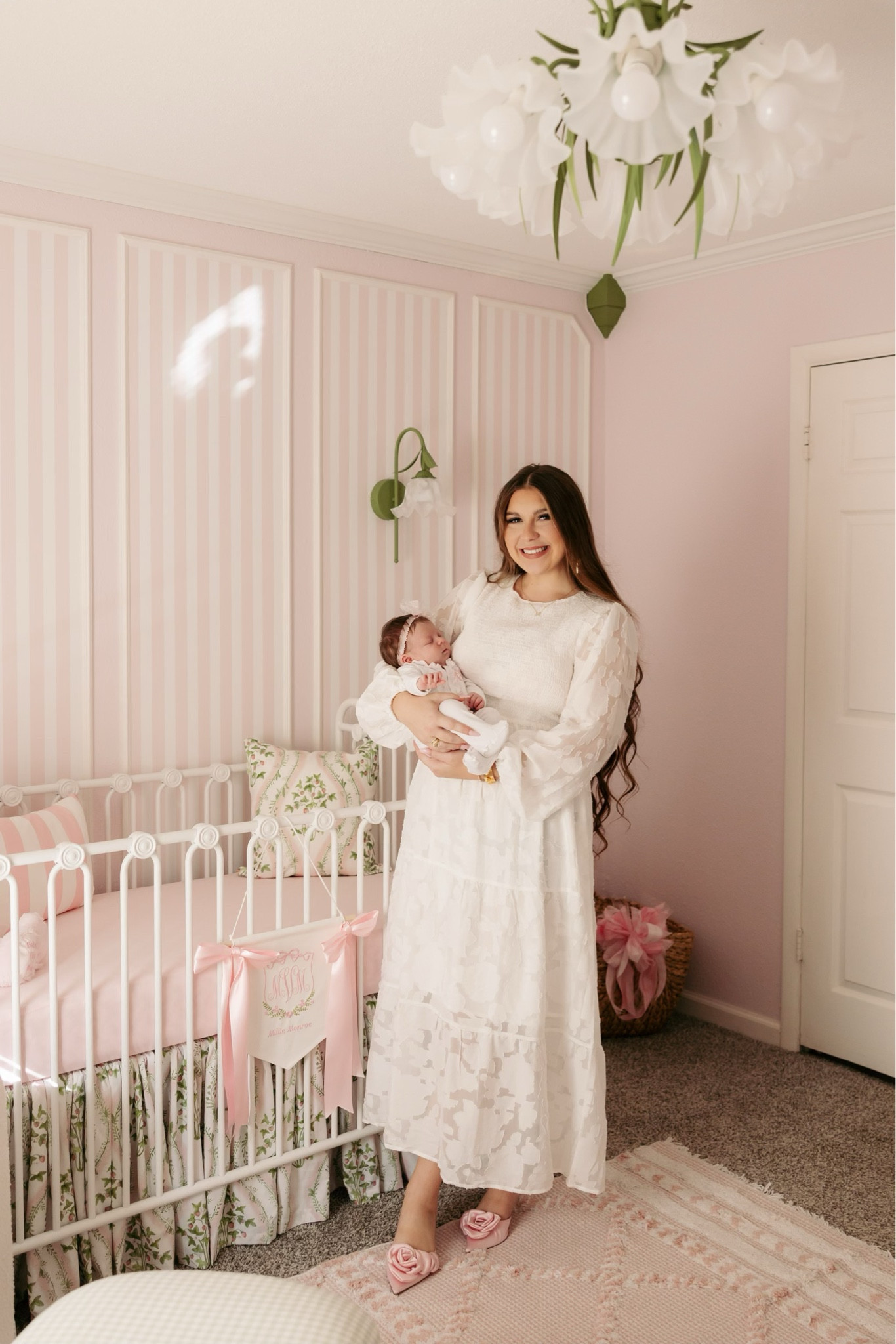 Baby girl nursery 🎀

#nursery #babynursery #nurserydecor #newborn #girlnursery

#LTKBaby #LTKHome #LTKFamily