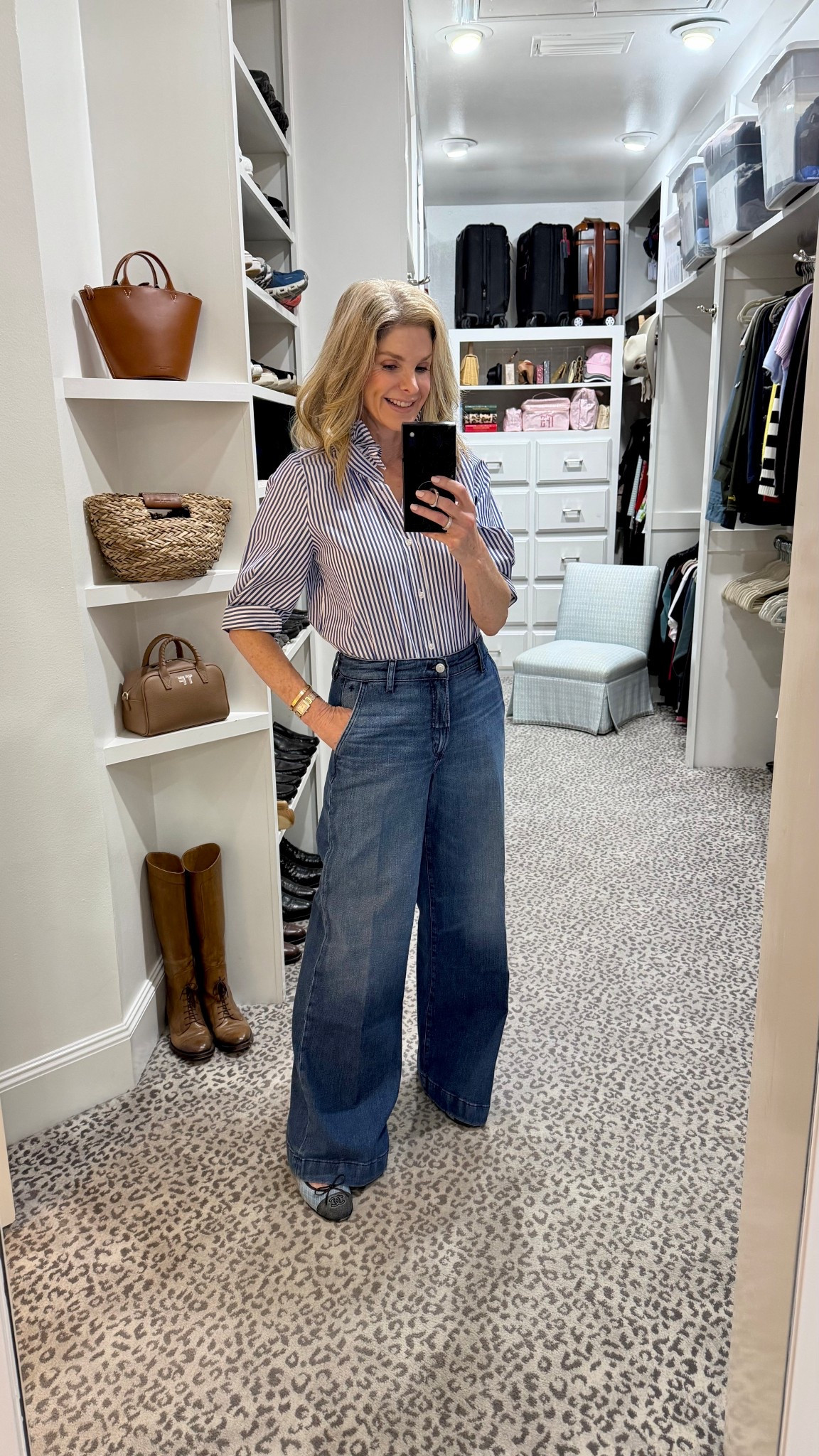 Classic denim trouser for spring! Size 27

#LTKootd #LTKOver40 #LTKSeasonal