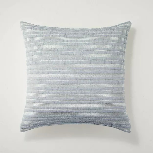 Alternating Stripe Matelassé Pillow Sham - Hearth & Hand™ with Magnolia | Target