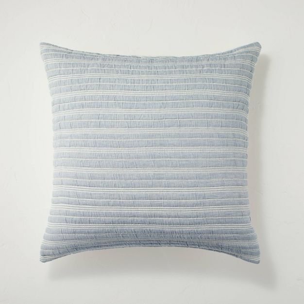 Alternating Stripe Matelassé Pillow Sham - Hearth & Hand™ with Magnolia | Target