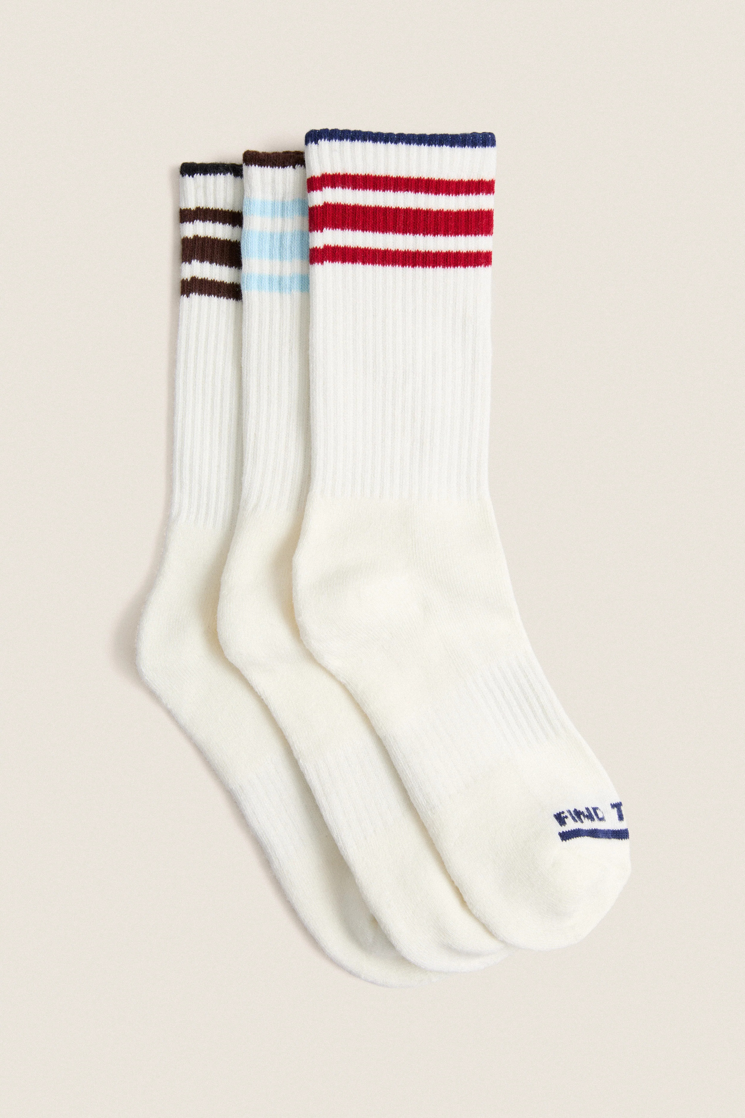 Striped Crew Sock Set of 3 | Tuckernuck (US)