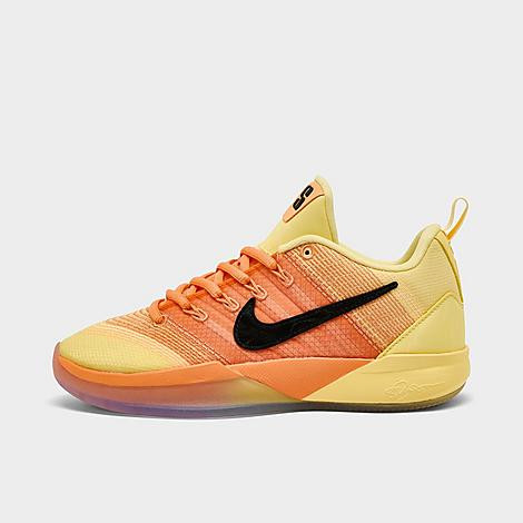 Nike Big Kids Sabrina 3 Basketball Shoes in Soft Yellow/Orange Trace/Black Size: 5.5 | Finish Line (US)