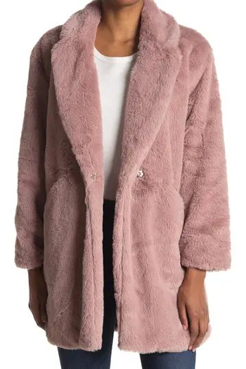 Oversized Faux Fur Coat With Pockets | Nordstrom Rack