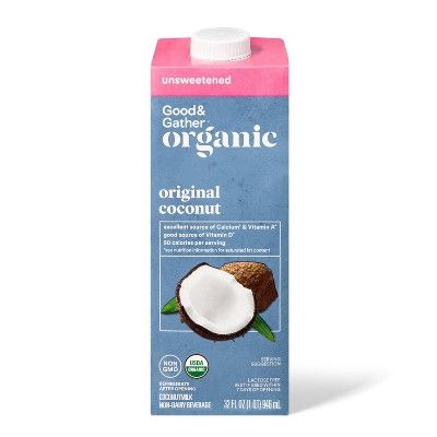 Organic Unsweetened Coconut Milk - 32oz - Good & Gather™ | Target