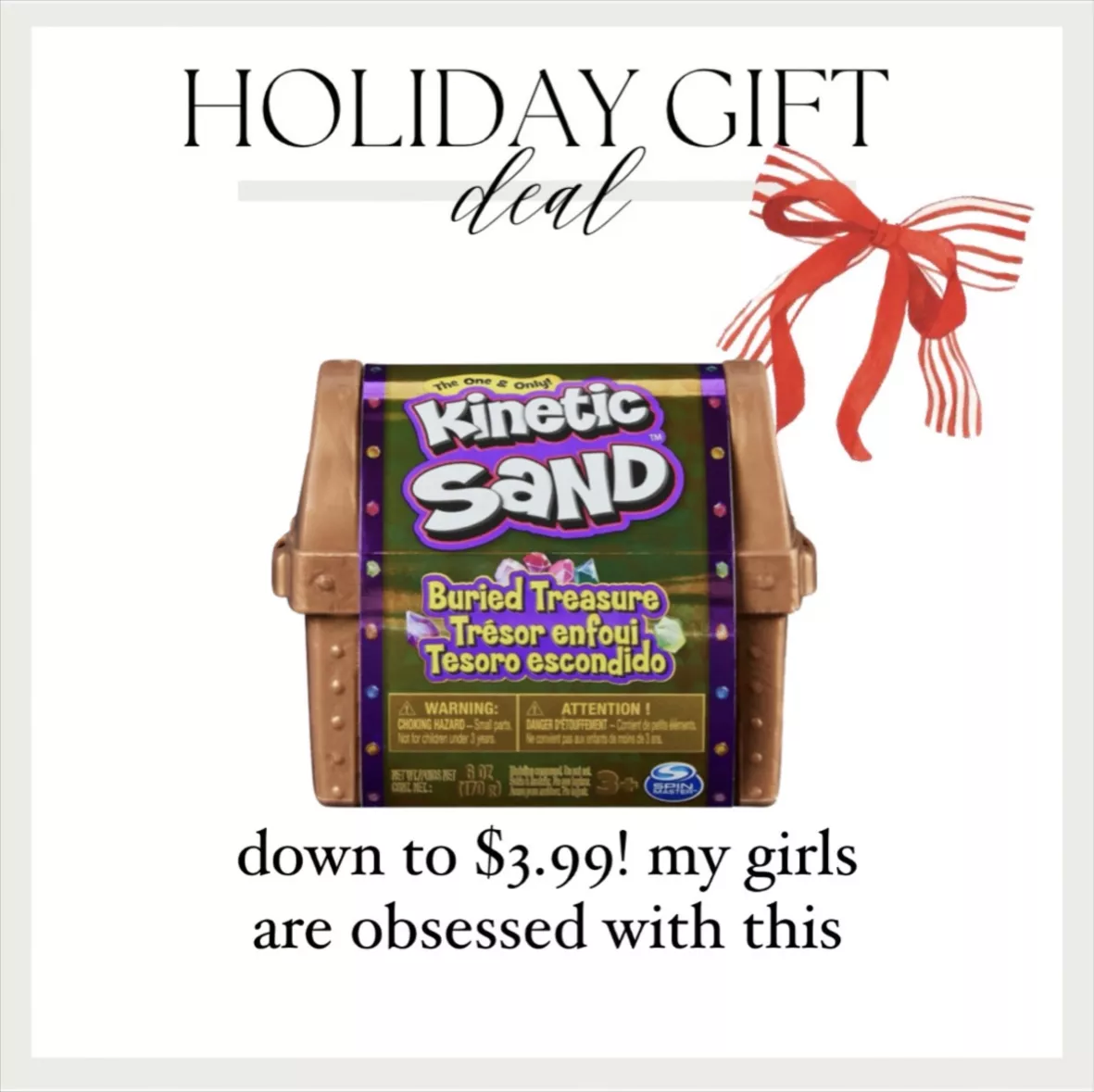 Kinetic Sand Snowy Surprise Playset curated on LTK