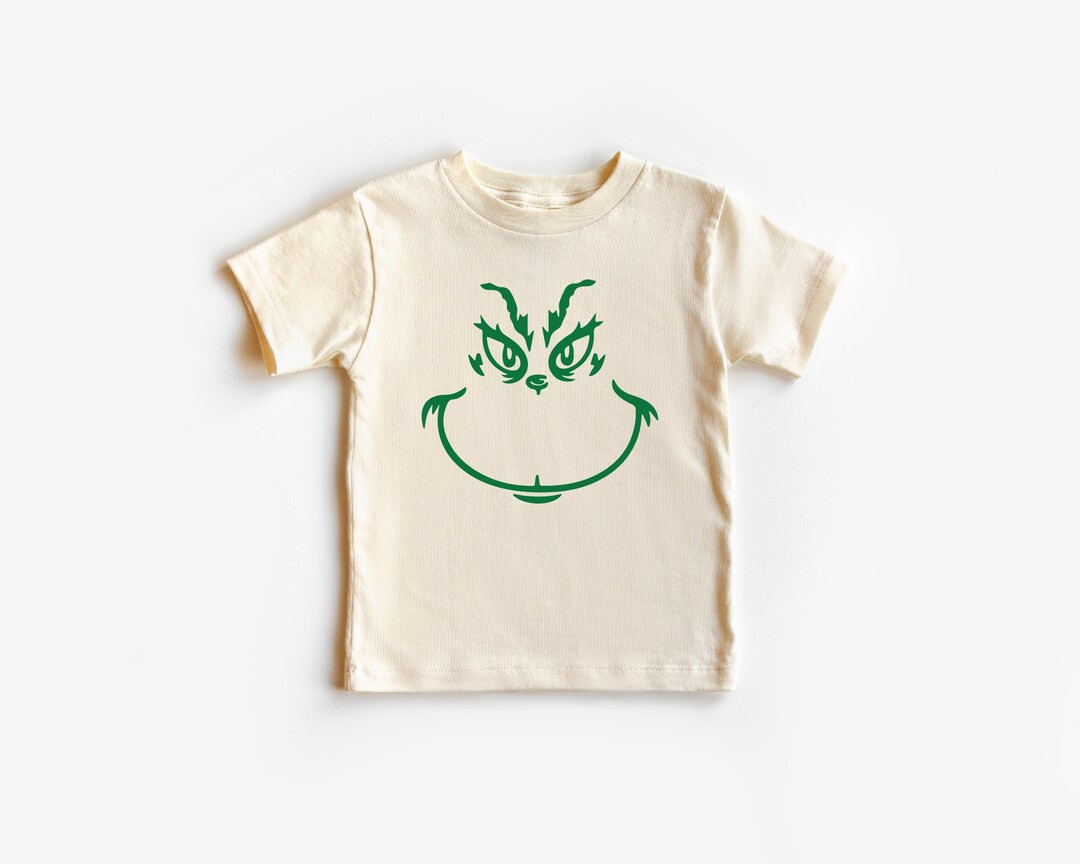 Grinch Face Shirt/bodysuit, Christmas Shirt, Christmas Outfit, Kids Christmas, Toddler Christmas ... | Etsy (US)