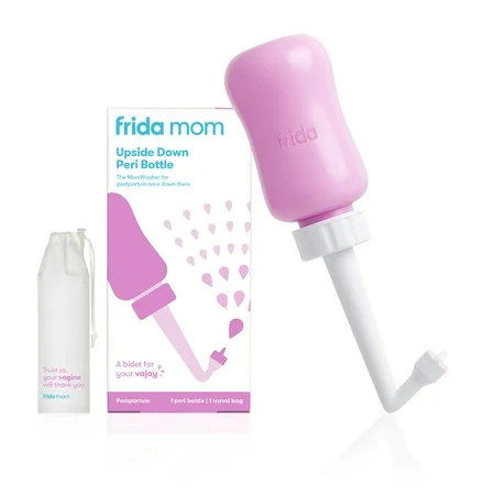 Frida Mom Upside Down Peri Bottle for Cleansing after Birth, + Travel Bag, 1 Ct | Walmart (US)