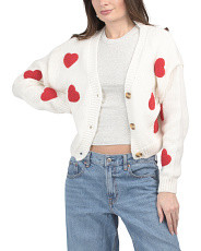Long Sleeve 3d Heart Cardigan | Juniors | Marshalls | Marshalls
