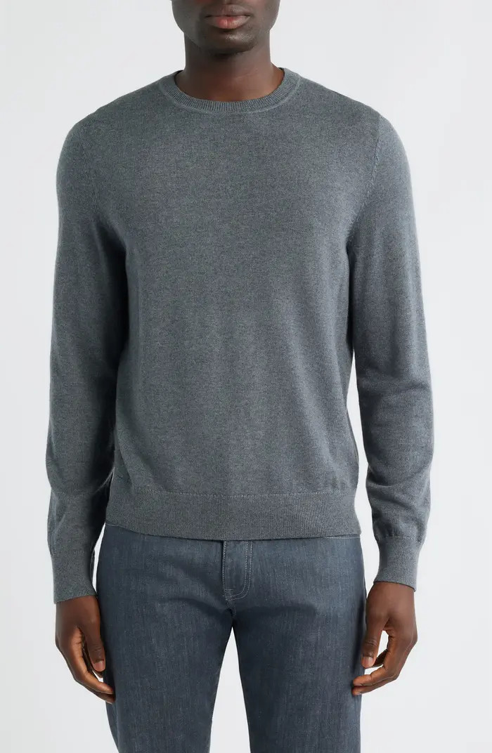 Italian Merino Wool Crewneck Sweater | Nordstrom