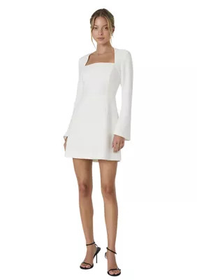 French Connection Women's Whisper Long Sleeve Dress, 0 | Belk