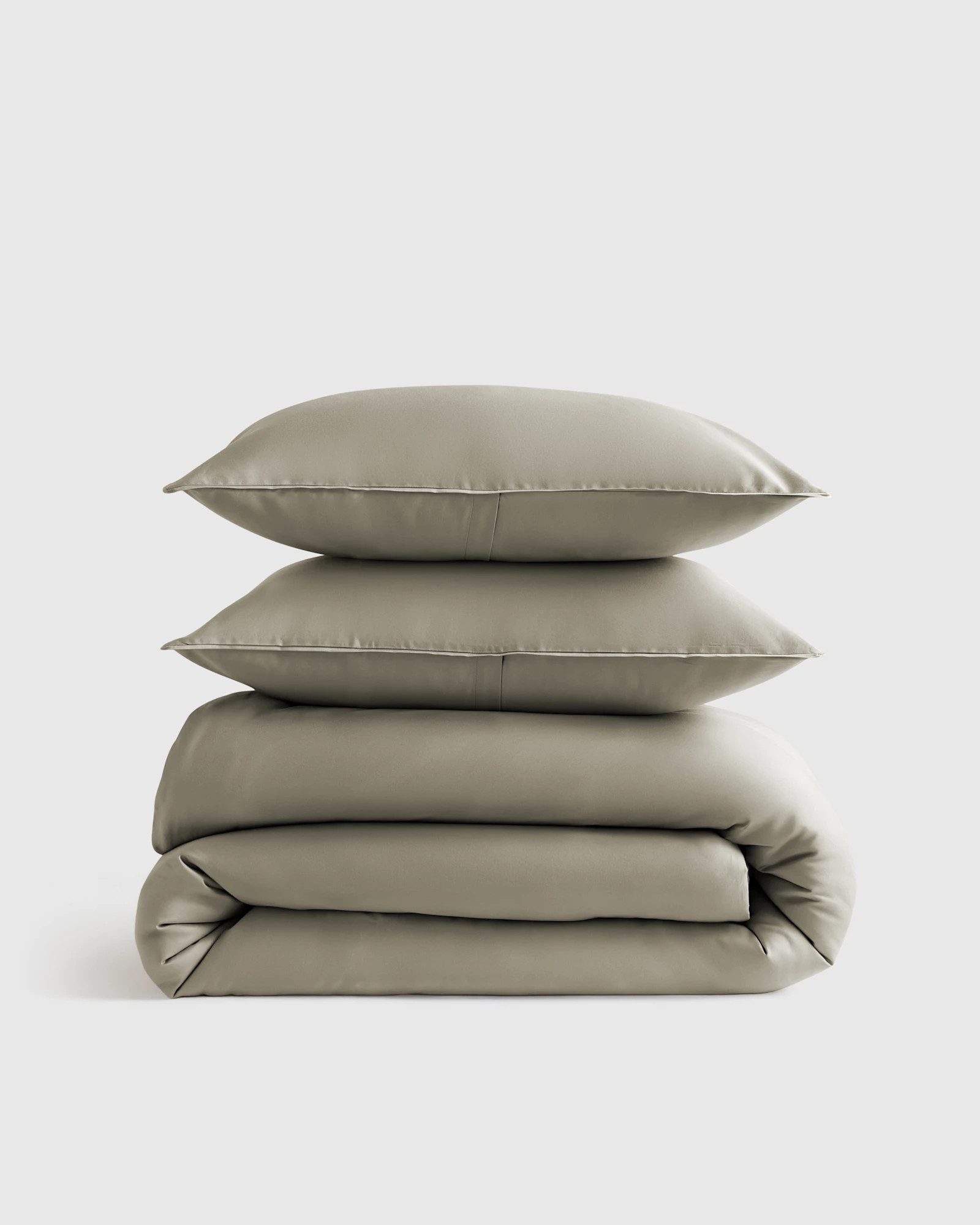 Quince | Sateen Comforter Set in White, Size Twin, Cotton Sateen | Quince