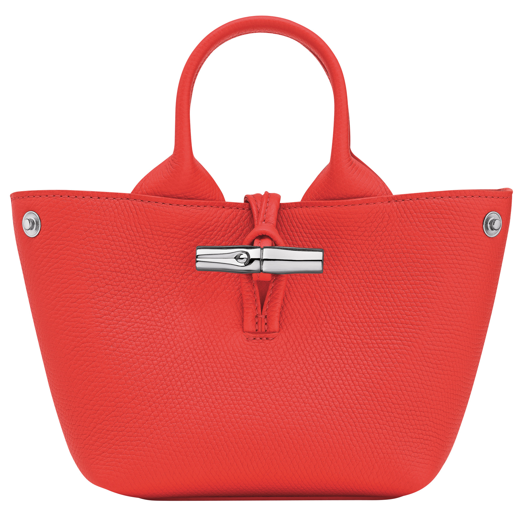 Handtasche XS Le Roseau Leder - Zinnoberrot | Longchamp DE | Longchamp