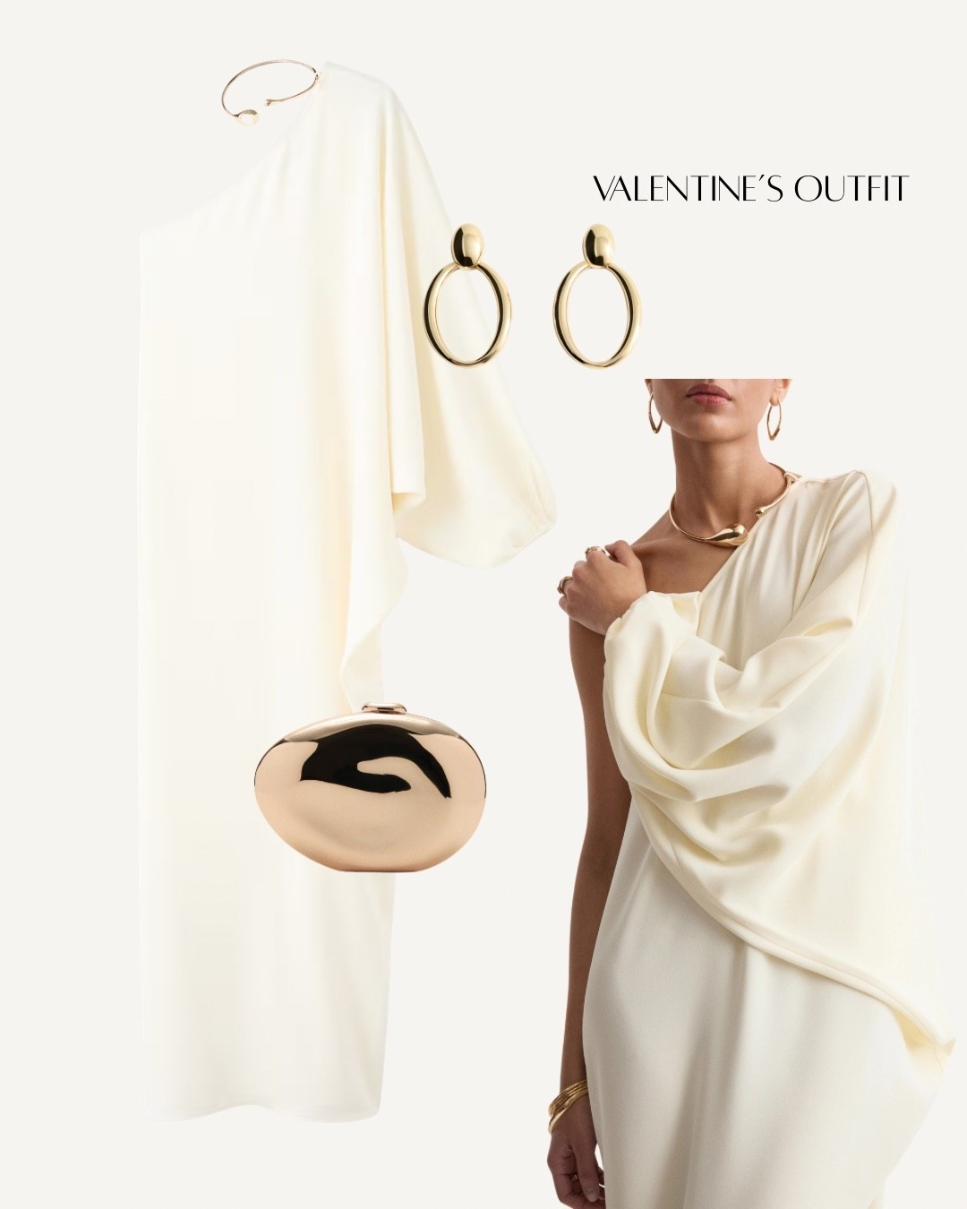 Valentine’s outfit in soft ivory and gold ✨
Elegant, timeless, effortless.

#LTKdatenight #LTKdresses #LTKpartywear