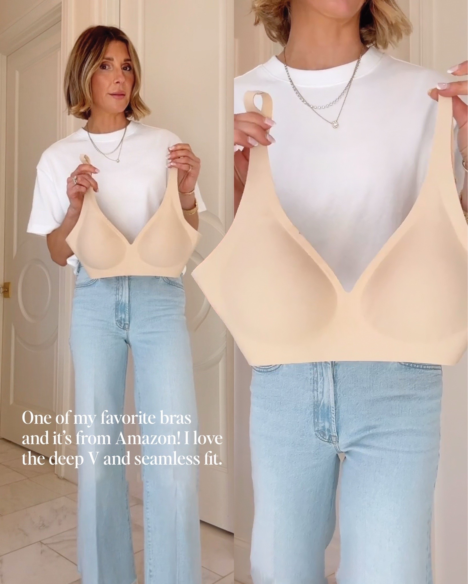 Love this deep v bra -amazing find!