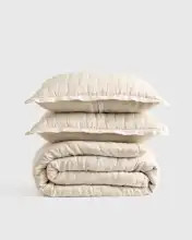 European Linen Dream Quilt Set | Quince