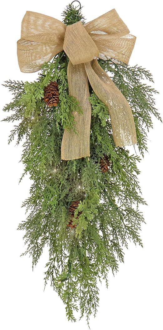 National Tree Company HGTCZ63-30130SB Decorative Artificial Swag, Green | Amazon (US)