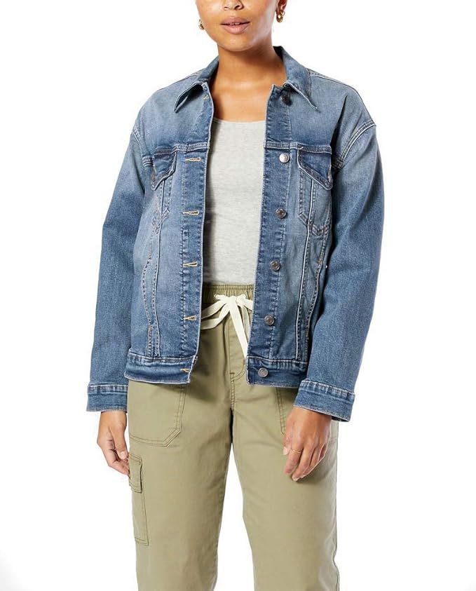 Signature by Levi Strauss & Co. Gold Label Women's Boyfriend Trucker Jacket | Amazon (US)