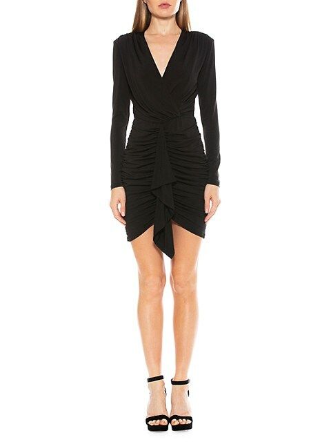Alexia Admor Ruched Mini Dress on SALE | Saks OFF 5TH | Saks Fifth Avenue OFF 5TH (Pmt risk)