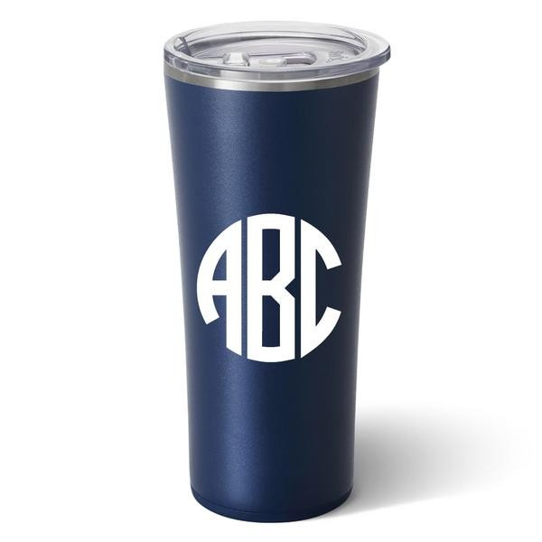 Monogrammed Solid Color Tumbler | United Monograms