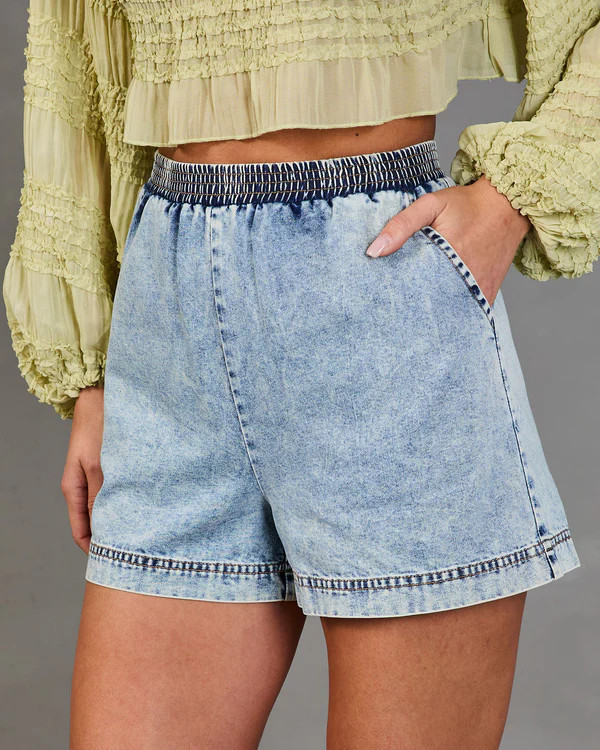 Desert Muse Mid Rise Denim Shorts | VICI