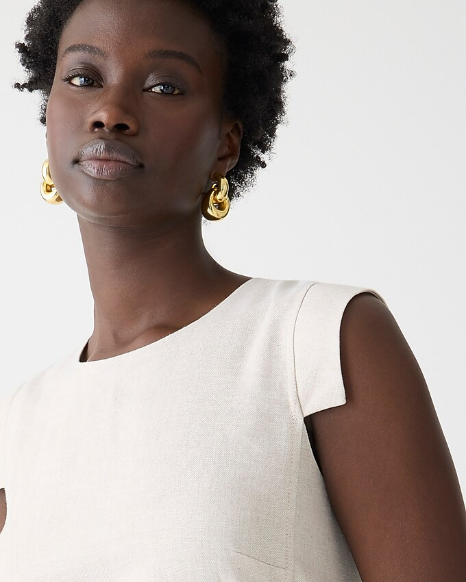 Resume dress in stretch linen blend | J. Crew US