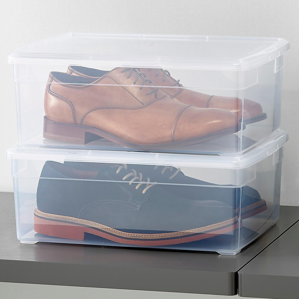 Our Men's Shoe Box Cases | The Container Store