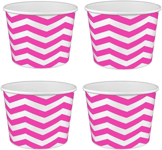 16OZ Paper Ice Cream Cups&Frozen Yogurt Cups Dessert Bowls Snacks Cups for Hot or Cold Food, 50PC... | Amazon (US)