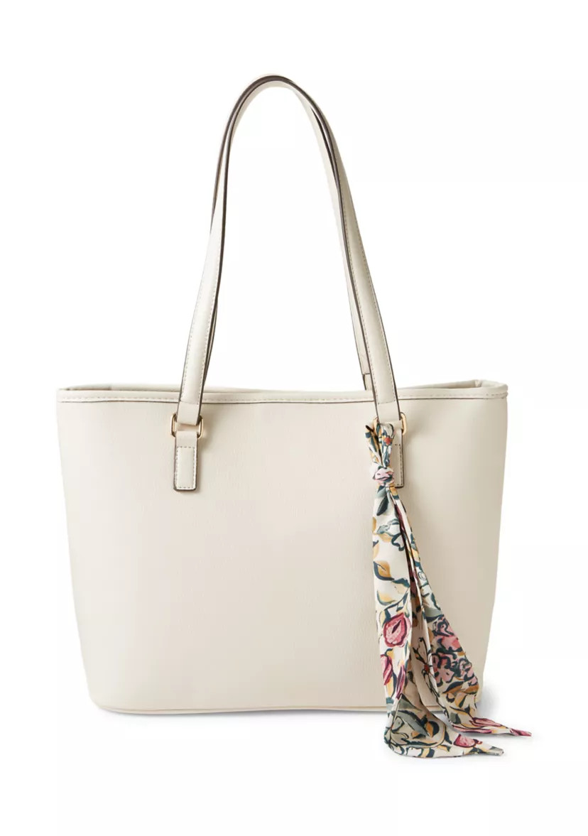 Pebble Tote with Scarf | Belk