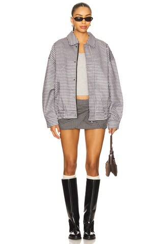 Kenny Bomber in Moonlight Check | Revolve Clothing (Global)