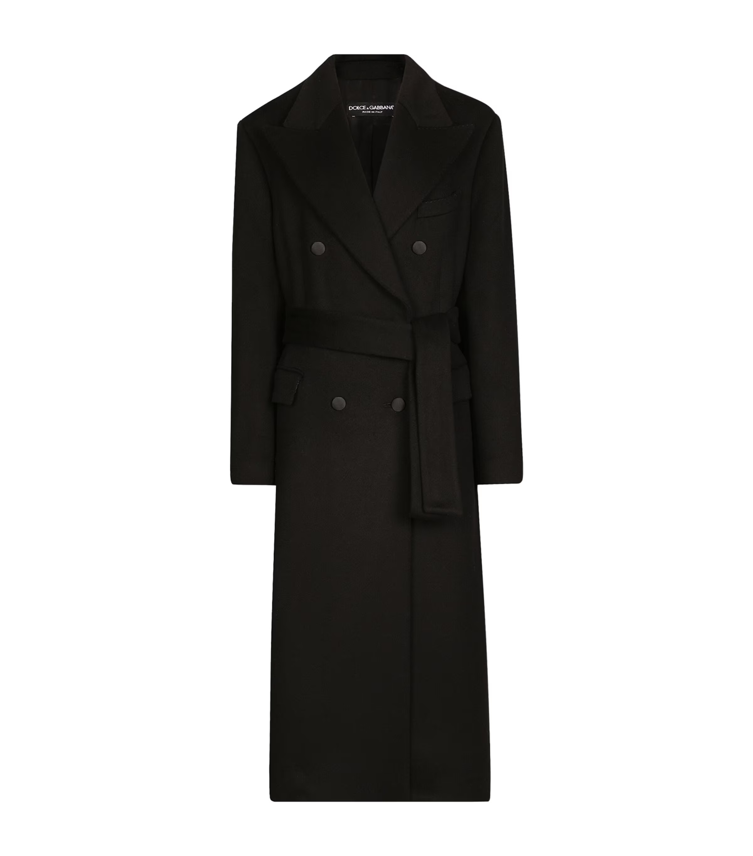 Dolce & Gabbana Cashmere Belted Coat | Harrods