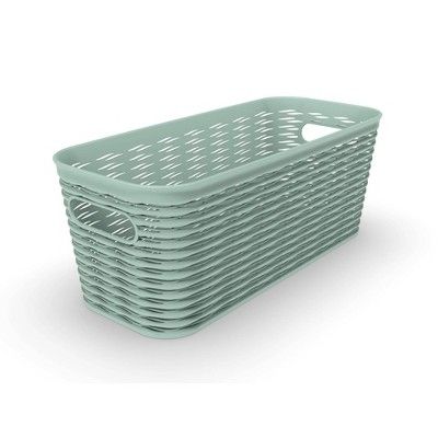 5L 1/2 Medium Wave Design Rectangle Basket - Room Essentials™ | Target