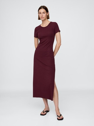 Modern Rib Maxi T-Shirt Dress | Gap (US)