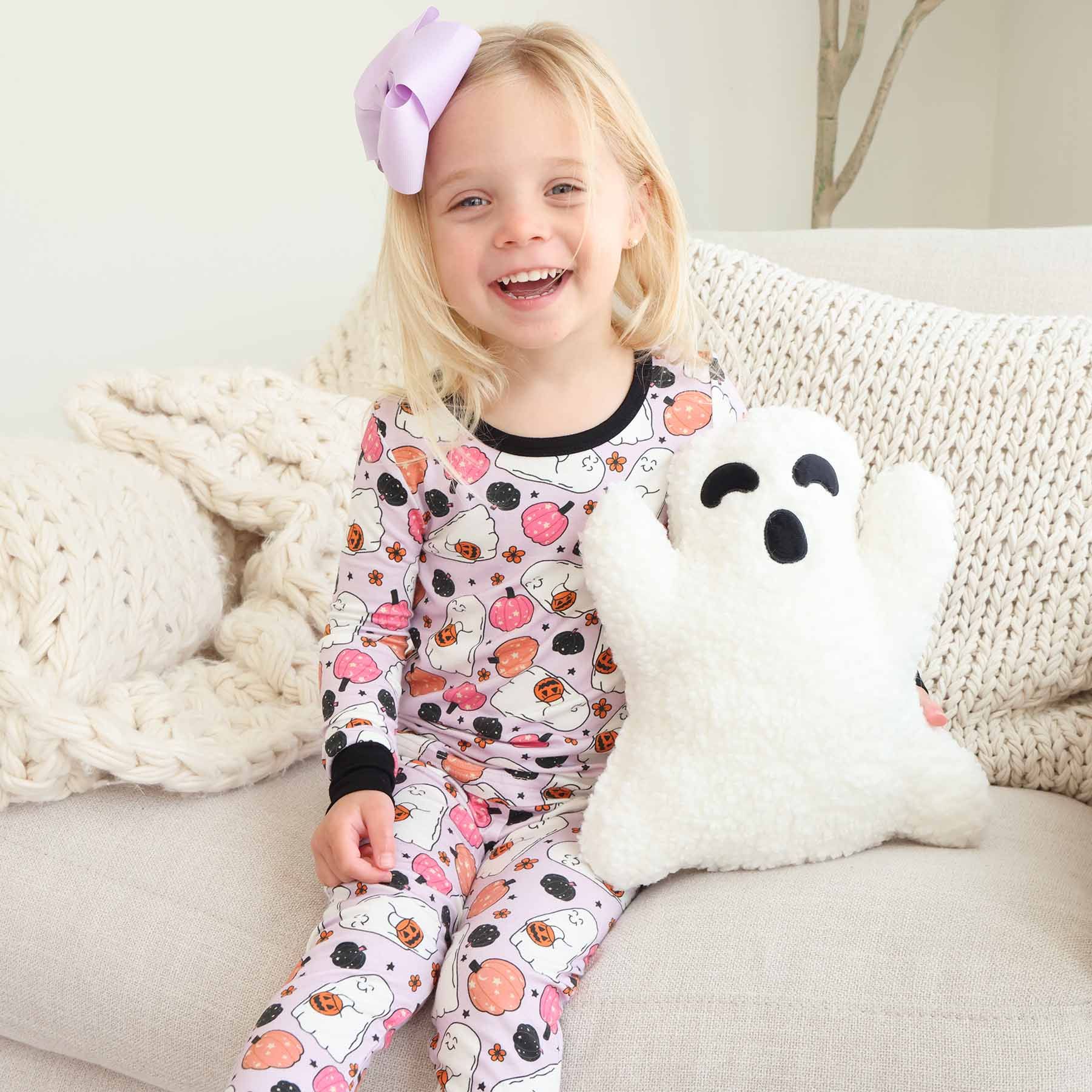 Girly Ghouls Two Piece Pajama Set | Caden Lane