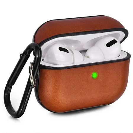 V-Moro Premium Leather Airpod Pro Case for Airpods Pro Protective Airpod Pro Case Brown | Walmart (US)