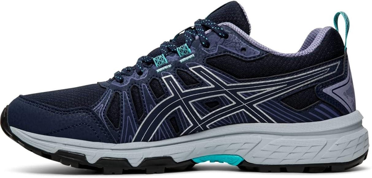 Amazon.com | ASICS Women's Gel-Venture 7 Shoes, 6, Black/Silver | Trail Running | Amazon (US)