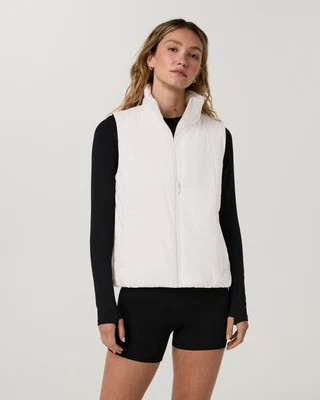 Vuori Canyon Insulated Sporty Vest | Marshmallow | XL | Vuori Clothing (US & Canada)