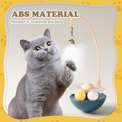 Interactive Cat Feather Toys 2025 Upgraded Interactive Cat Toys for Indoor Cats, Teaser Catnip Toy for Kitten Cats Blue | Target