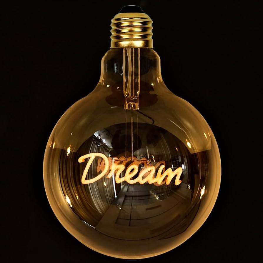 TIANFAN Giant Edison Bulb Alphabet Led Filament Lamp Bulb 4W Dimmable Medium Base 110/130V Vintag... | Amazon (CA)