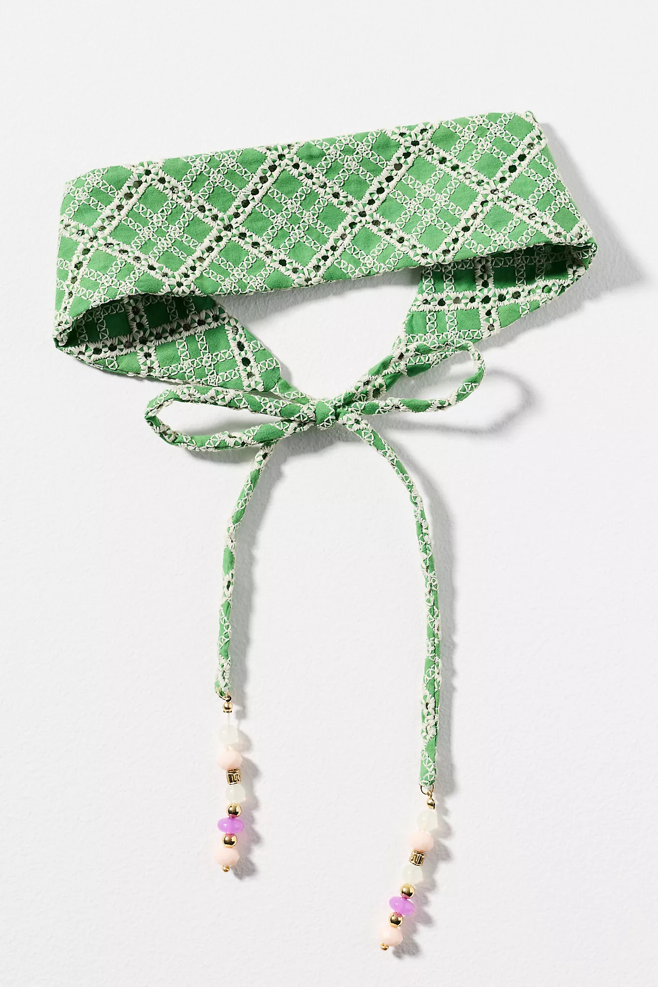 Beaded Crochet Hair Scarf | Anthropologie (US)