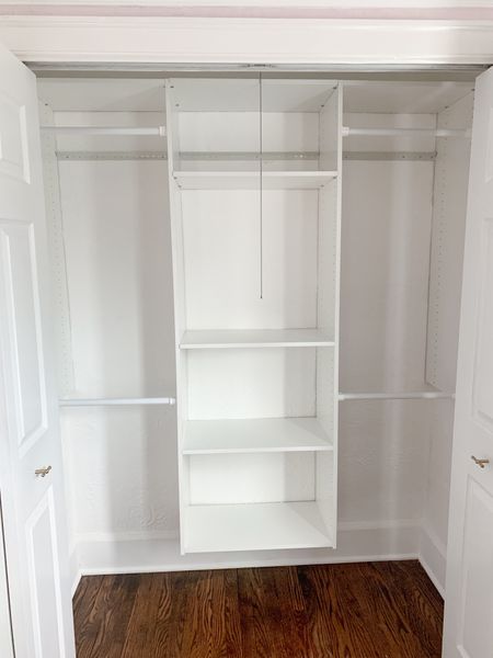 Closet for our nursery and toddler room. Can’t wait to add baskets and get this more organized 

#LTKhome