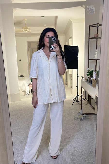 Wearing size large in this @amazon set!

outfit ideas | amazon fashion | white outfits | button downs | summer fashion finds | mules | heels | affordable finds | women’s fashion | style finds | style guides 

#LTKFind #LTKstyletip #LTKunder50