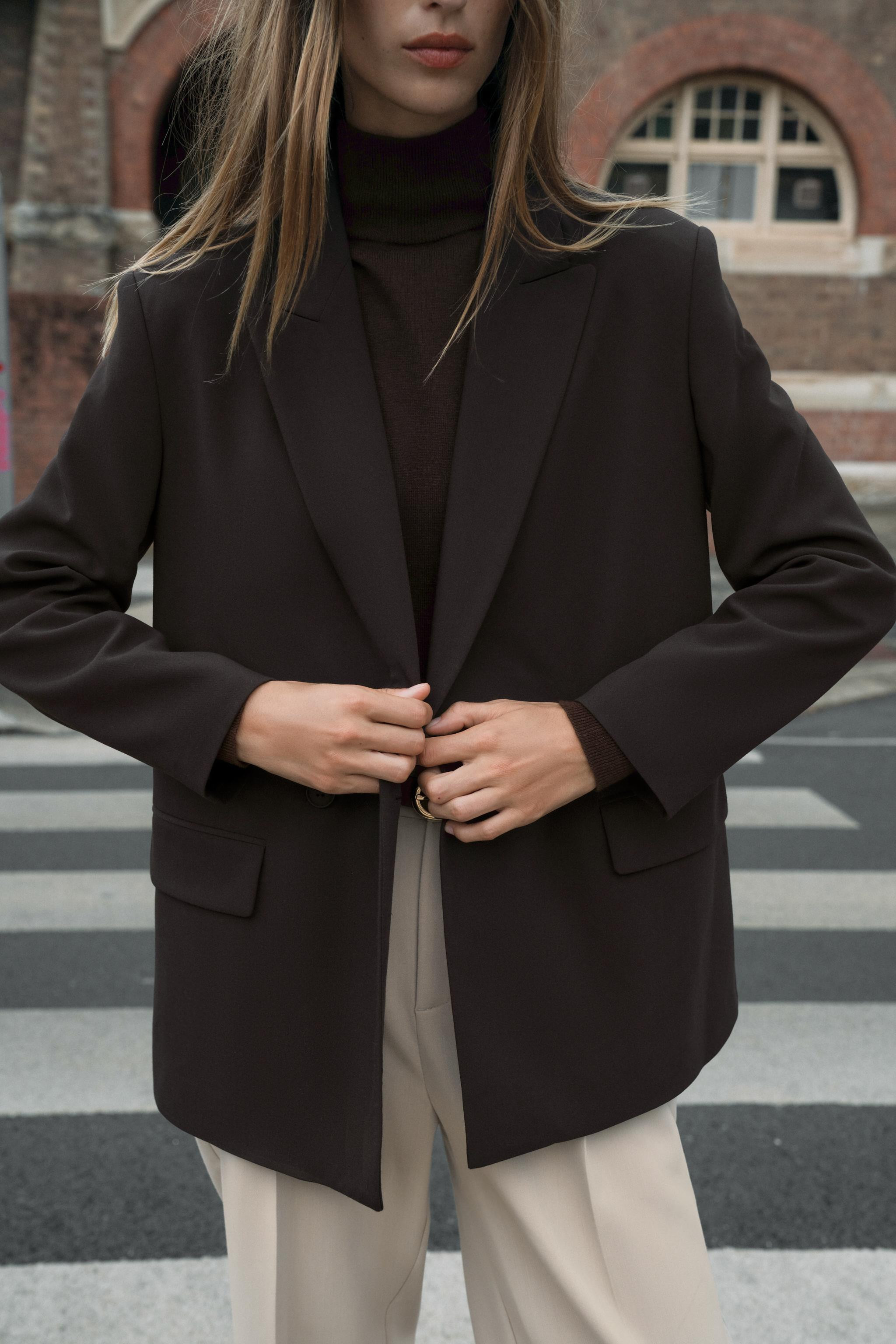 OVERSIZED DOUBLE BREASTED BLAZER | Zara Canada