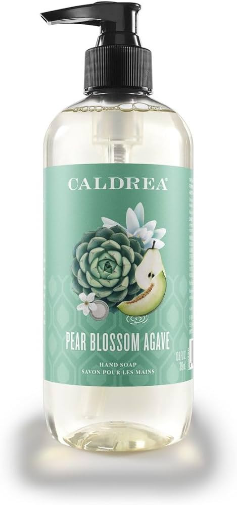 Caldrea Hand Wash Soap, Aloe Vera Gel, Olive Oil and Essential Oils to Cleanse and Condition, Pea... | Amazon (US)