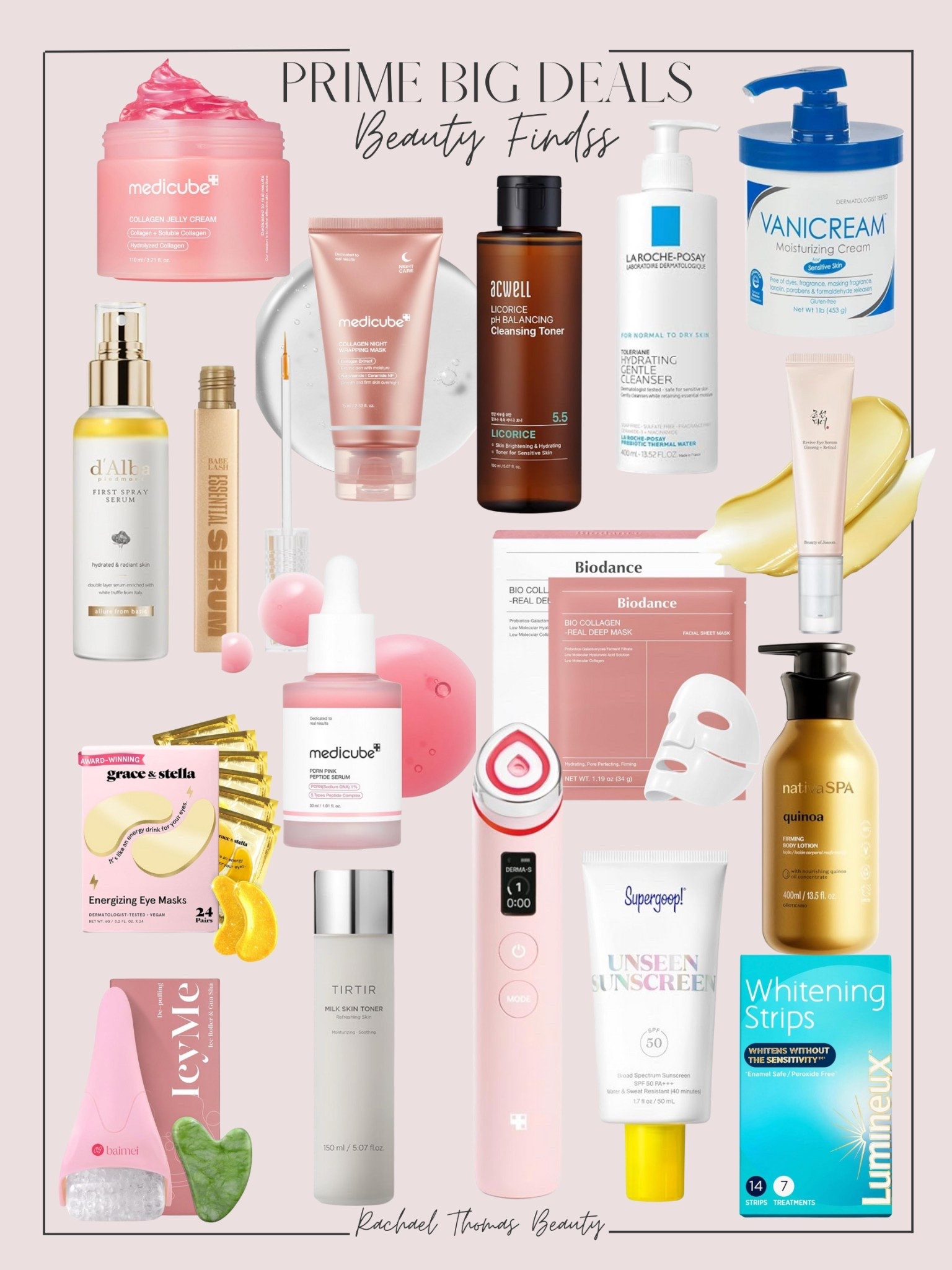 Amazon Big Deals Beauty and Skincare Deals. There are all items I either own or have in my cart!

#LTKBeauty #LTKOver40 #LTKSaleAlert