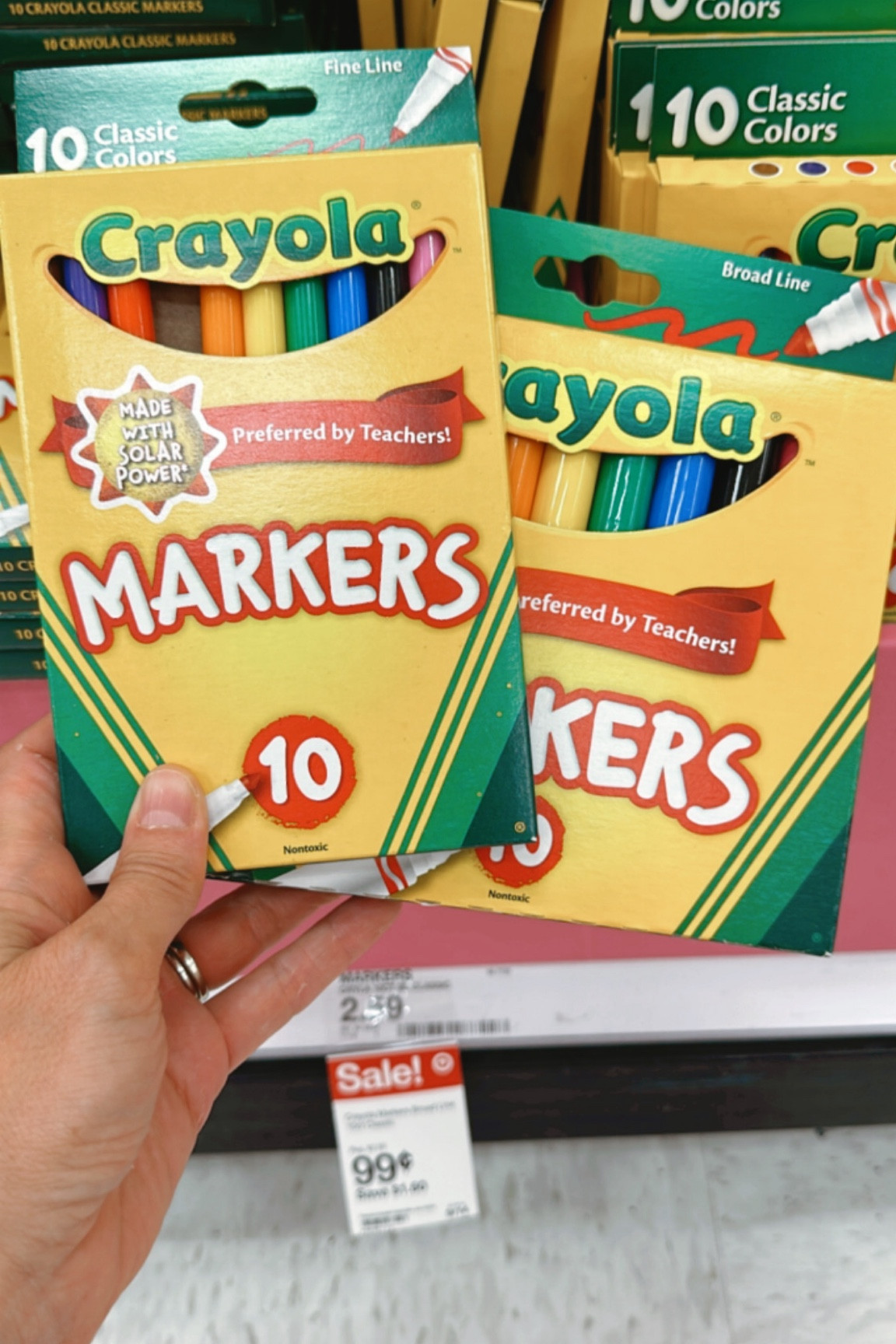 Crayola markers are currently $1 at Target.  

#LTKSaleAlert #LTKSeasonal #LTKSummerSales