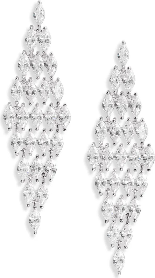 Nordstrom Marquise Cubic Zirconia Kite Drop Earrings | Nordstrom | Nordstrom